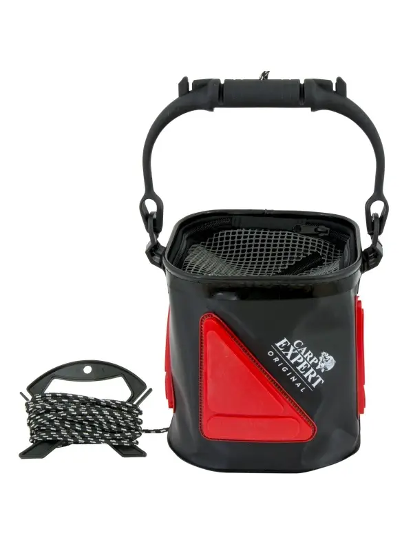 Carp Expert, Galeata 18x18cm, Rosu+Negru Plată securizată