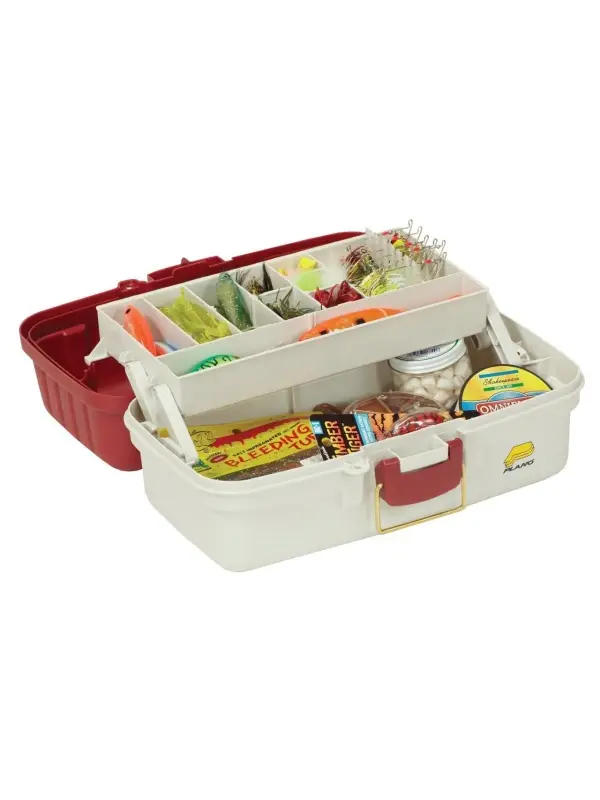 Plano - Valigeta 1 Tava (1-TRAY BOX > RED MTLC/OF) Noutate