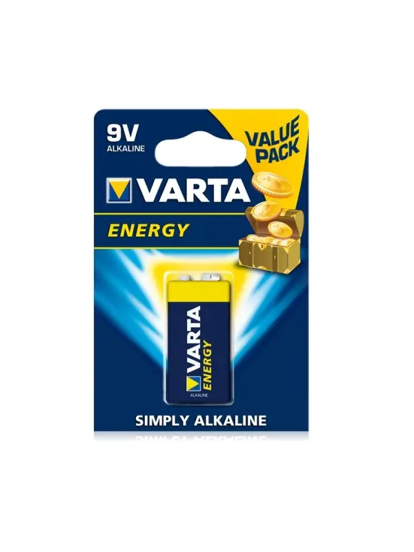 Varta - Baterie Alcalina "Energy" 6LR61 (9V) 1buc/blister Cel mai bun preț