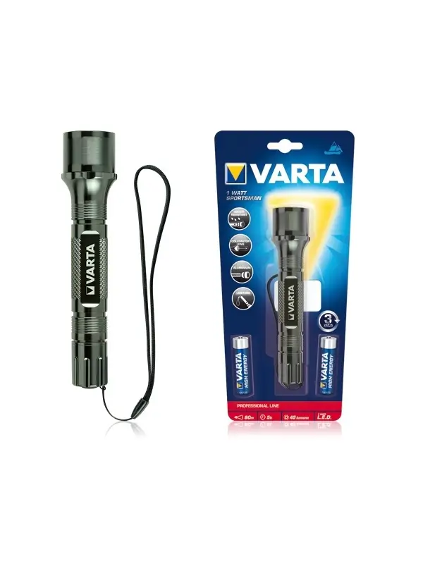 Reducere extra Lanterna Varta LED 1 Watt Sportsman (2*AA) 18626