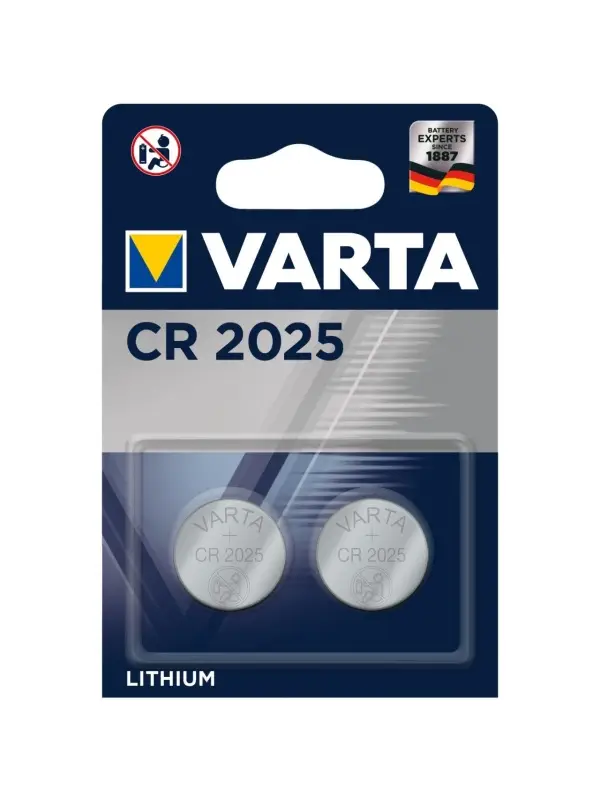 Varta - Baterie Speciala Electronica CR 2025 (2bucati) Reducere de preț