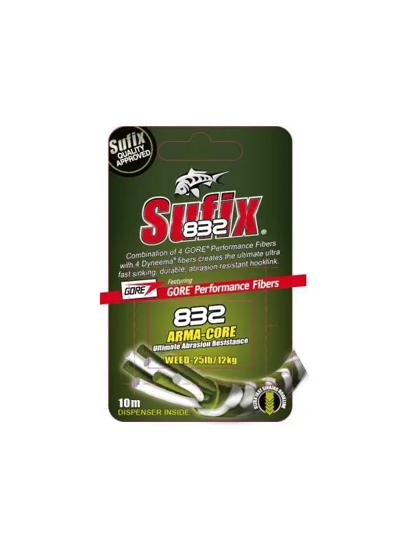 Retur gratuit Fir textil Sufix Armacore Weed - 10mt/20Lb