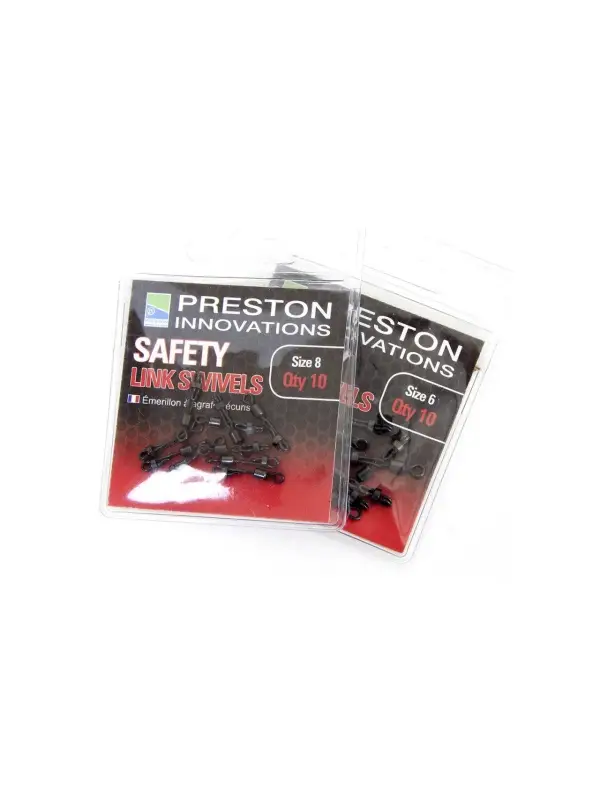 Plată sigură Preston Agrafa Safety Link Swivels Nr.6
