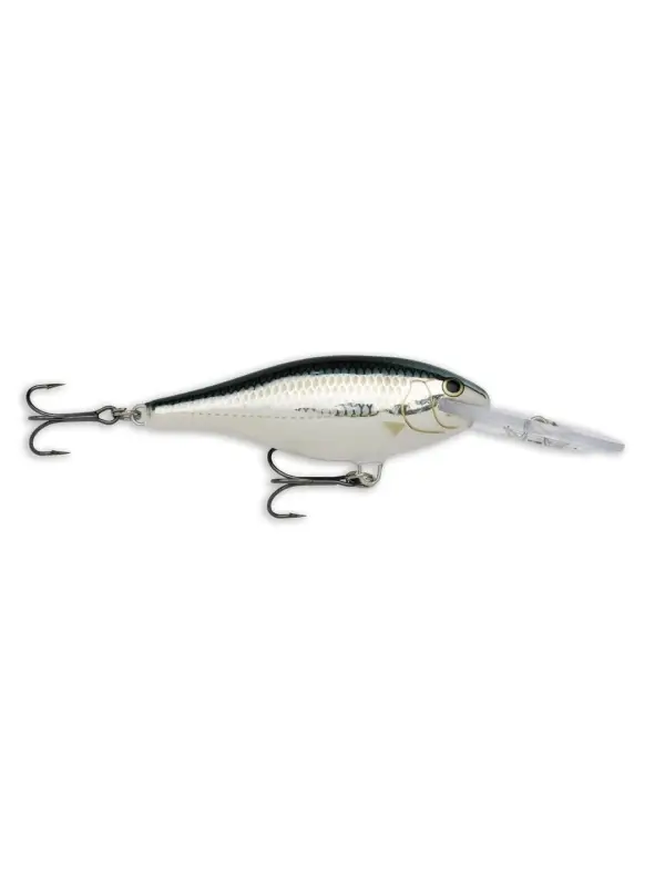 Rapala Vobler Shad Rap - 7cm/ 8gr ALB Cel mai vândut