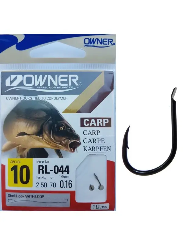 Ultima șansă OWNER Carlige Legate RL-044 53803 Nr.10/0.16mm/70cm