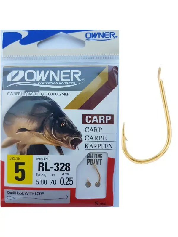 Calitate înaltă OWNER Carlige Legate RL-328 53819 Nr.5 0.25mm/70cm