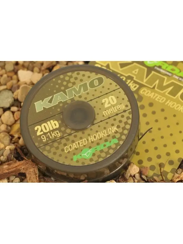 Livrare gratuită Korda, Fir Kamo, Coated 20mt /20 Lb