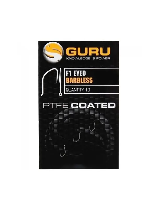 Ofertă limitată Guru Carlige F1 Barbless Cu Ochet Nr.14/10 buc.