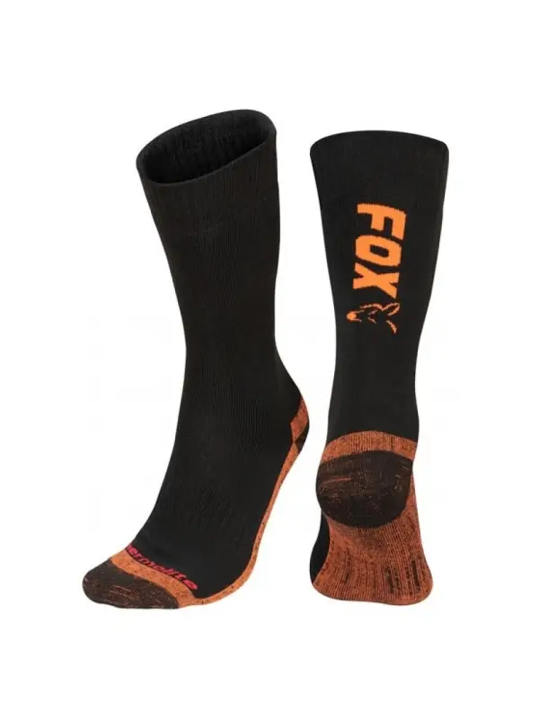 Nu rata Fox, Sosete Thermolite, Mar.44-47, Negru & Portocaliu