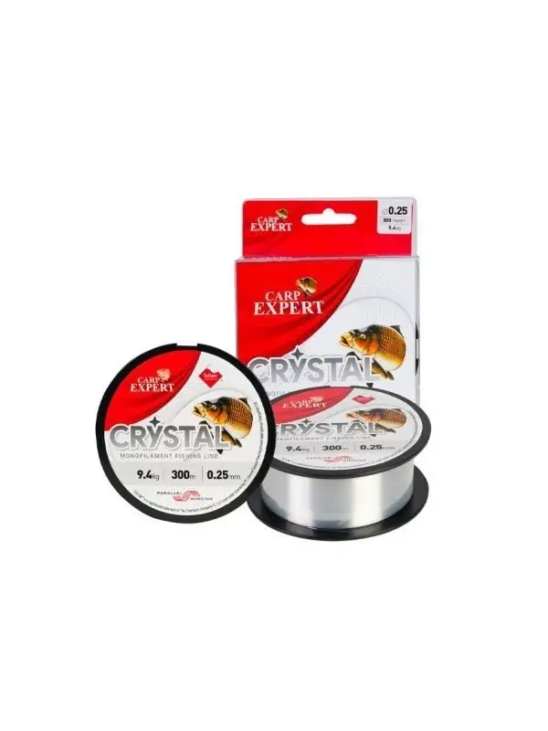 Cel mai vândut Carp Expert, Fir Monofilament Crystal, (300; 1000mt)