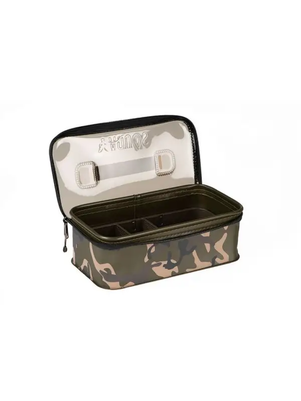 Lichidare de stoc Gentuta accesorii EVA, Fox Aquos Camolite, Rig Box & Tacke Bag, 27x13x9cm
