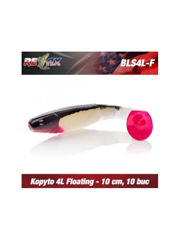 Shad Relax, Kopyto Floating 4L, 10 cm, 10 buc/plic Nu rata