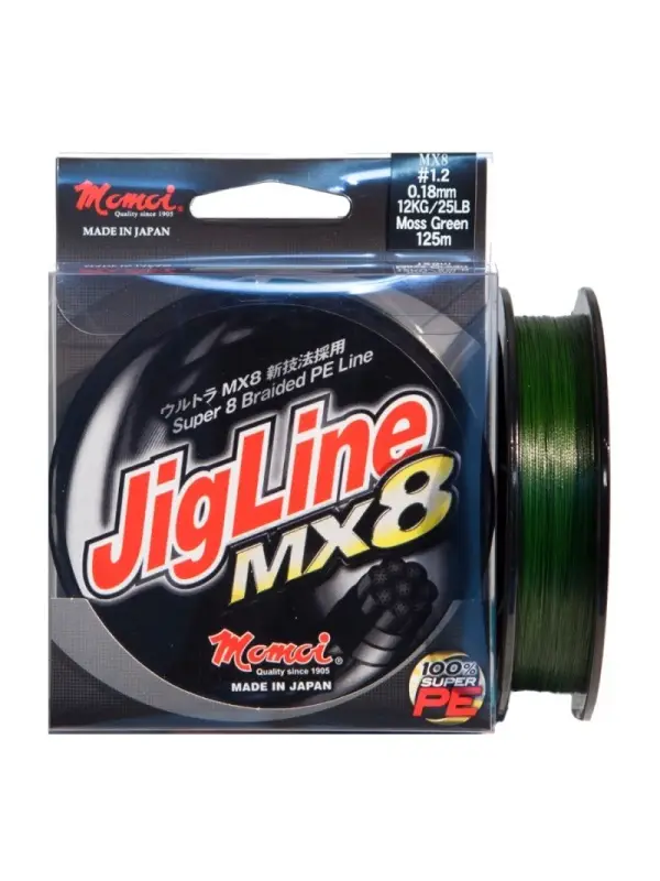 Fir Textil, Momoi, Jigline MX8 PE, 125 mt. Green Preferatul clienților