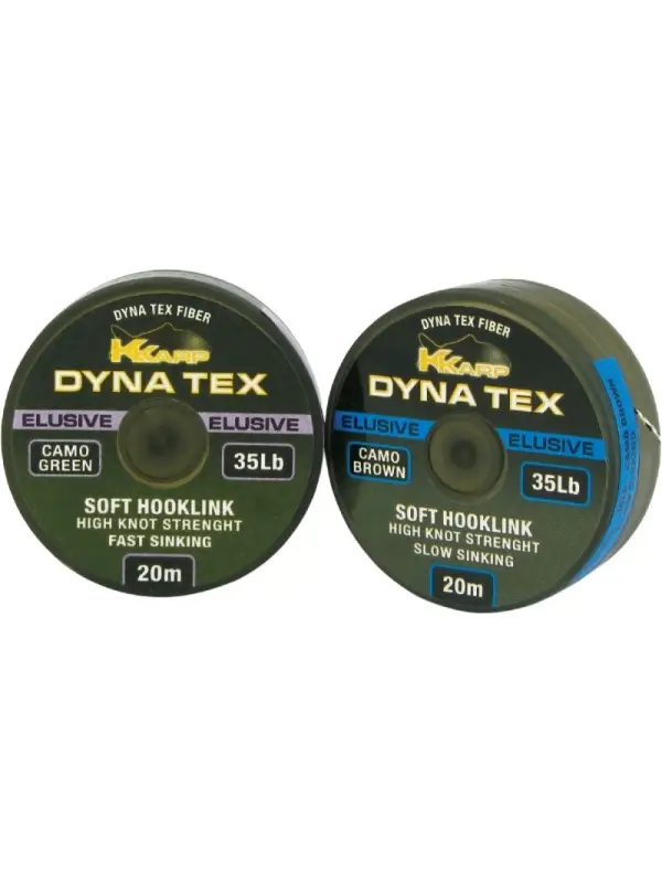 Ofertă limitată Fir Textil K-Karp Dyna Tex Elusive 20m Camo Green 25lbs