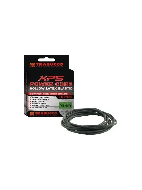Elastic Trabucco - Latex Power Core Gol 3,0mm /3mt (rosu) Preț redus