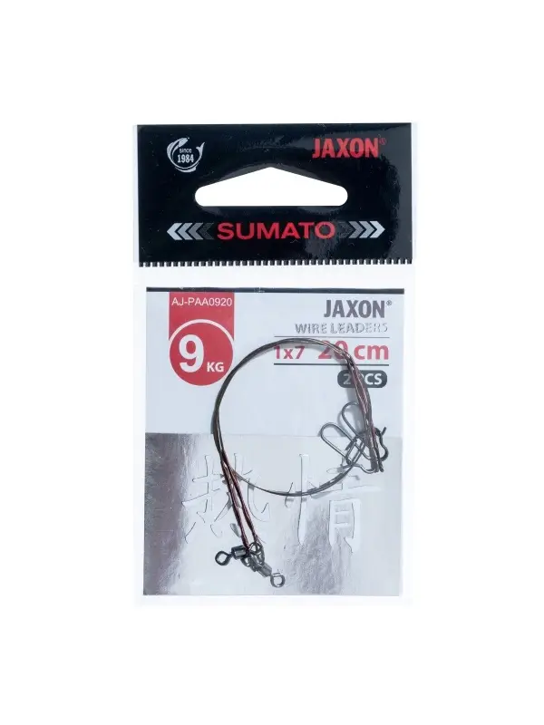 Vezi acum Jaxon Struna Otel Sumato 1X7 - 9 kg. / 25 cm.
