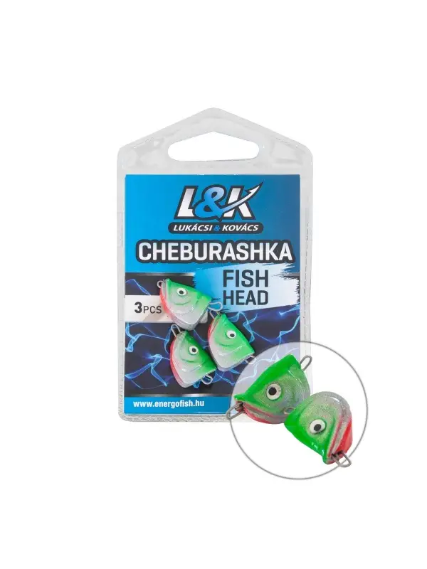 Noutate L&K Cheburashka Fish Head 3g / 3buc/plic
