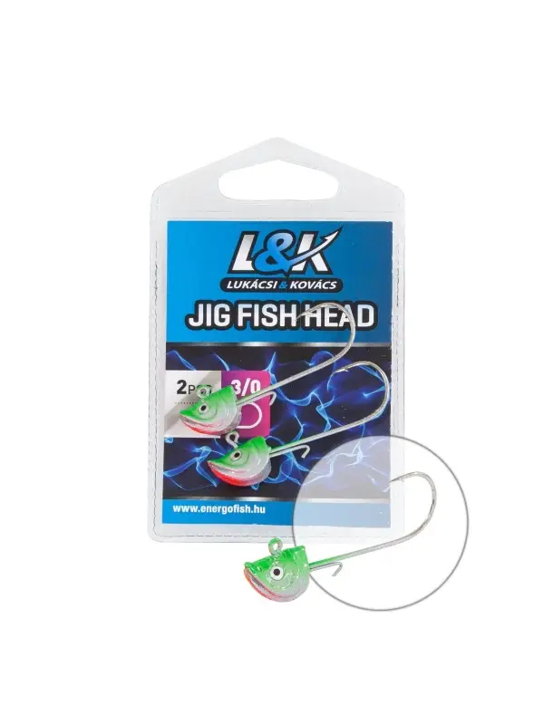 Jig Head L&K Fish Head Nr. 2/0, 6g Livrare rapidă