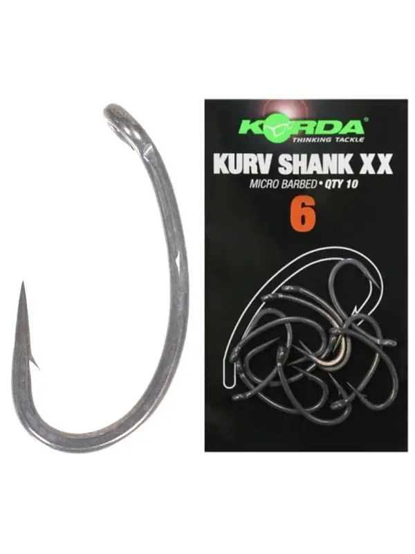 Korda, Carlige, Kurv Shank XX, 10buc Ofertă specială
