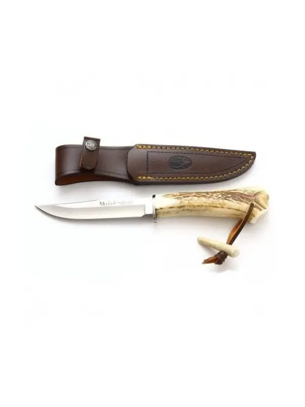 Muela Cutit Vanatoare Lama 13 cm. + Teaca Piele MLGRED-13R Bestseller