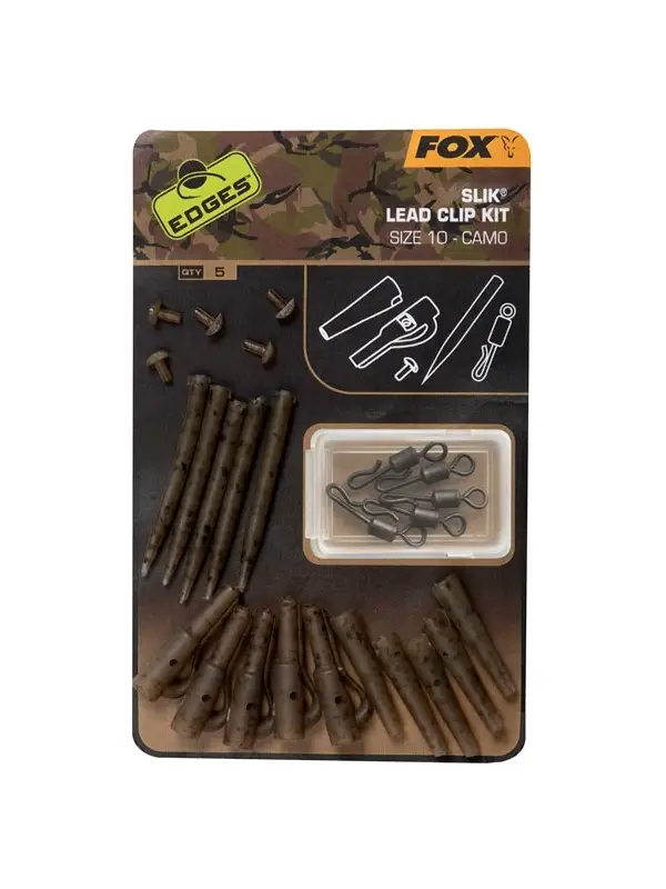 Transport gratuit Fox, Edges, Kit Plumb Pierdut, Subtire, Camo, Nr10