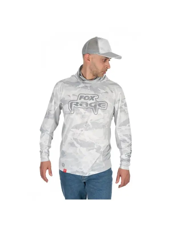 Fox Rage, Bluza Cu Gluga, SPF50, Mar.3XL Promoție