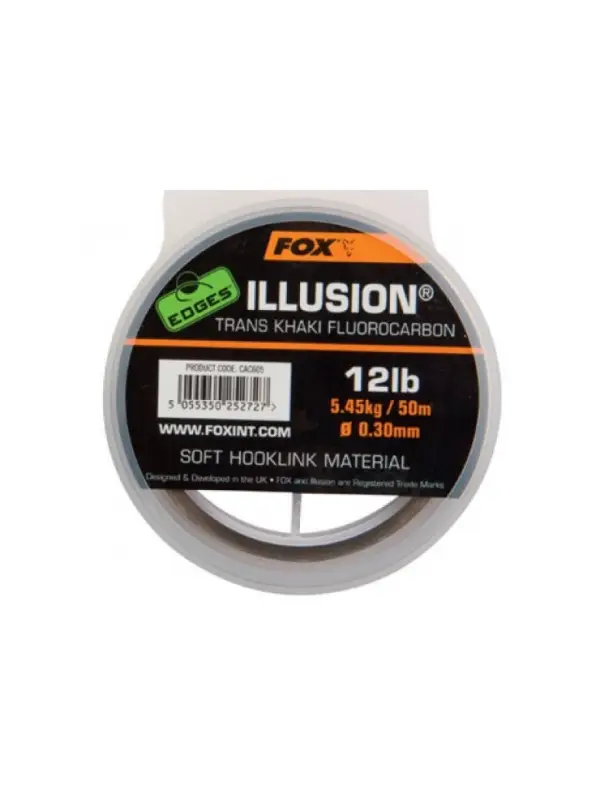 Ieftin Fox, Fir Fluorocarbon Illusion Soft, Hooklink, 0.30mm/50mt