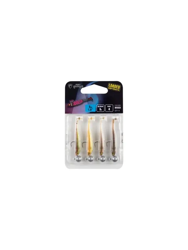 Fox Rage, Mix Shaduri, Jig Micro Tiddler Fast, 5cm/4buc Promoție