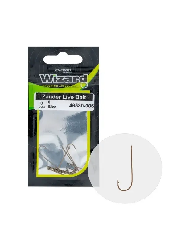Wizard Carlige Salau Live Bait Light Expediere rapidă