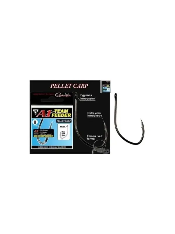 Gamakatsu, Carlige A1, Team Feeder Pellet Carp, 10 buc Bestseller