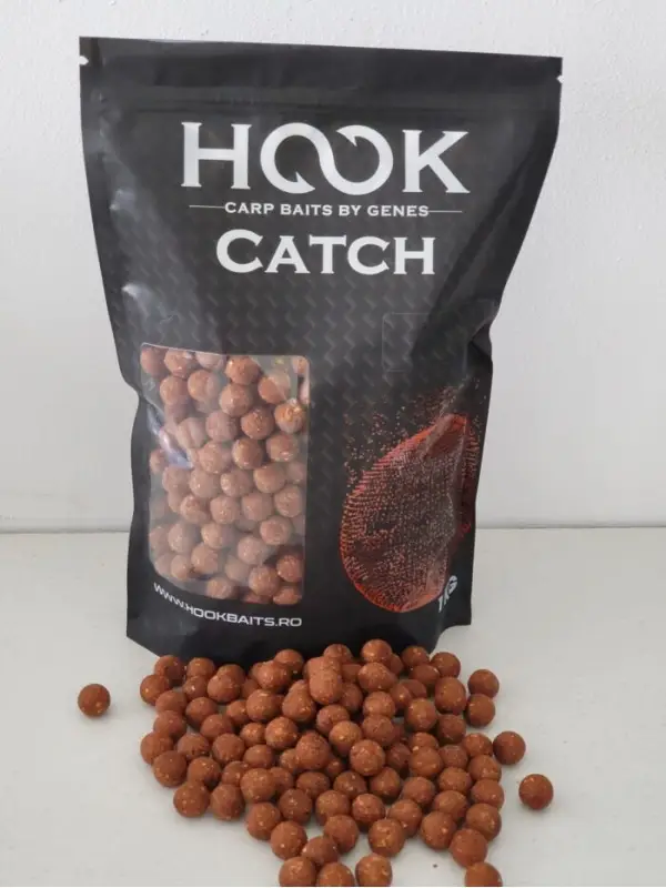 Cumpărături sigure Hook, Boilies Tare FishMeal Catch HD, 16 mm, 1KG