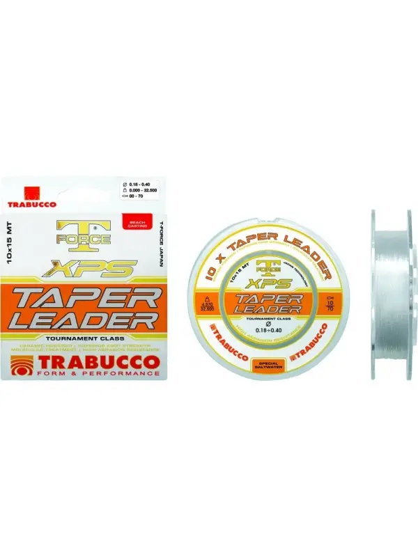 Trabucco, Fir T-Force Conic, Taper Leader, 10buc x 15 metri Plată sigură
