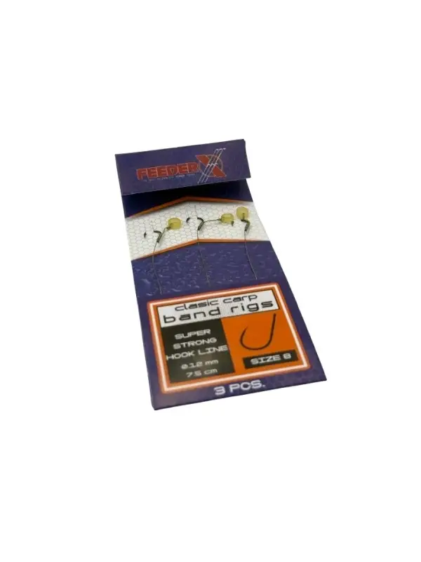 Feeder X Carlige Legate, Clasic Carp Band Rigs, Super Strong Preț mic