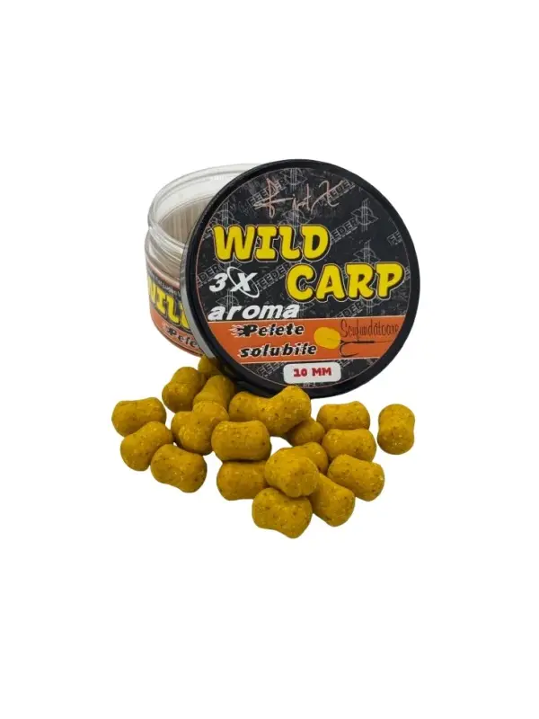 Plată sigură Feeder X, Pelete Solubile, Wild Carp 3 Natural Mix