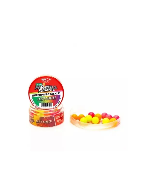 Senzor Papanele Flotante 10 mm/12 buc. - Enterprise Tackle (mix culori) Transport gratuit