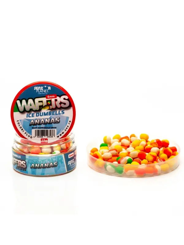 Senzor Wafters Ice Dumbells Bicolor 6 mm/15 gr. Promoție
