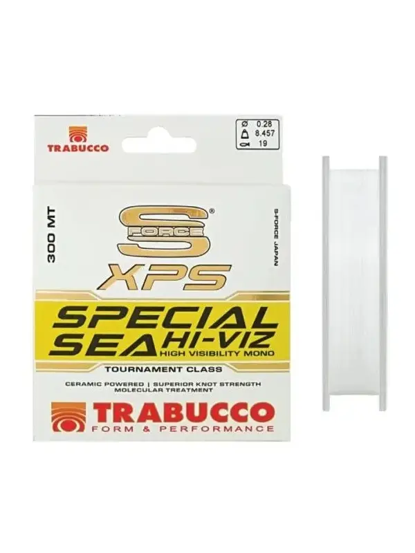 Cel mai vândut Trabucco, Fir Mono, Special Sea Hi-Viz, S-Force, 300 metri