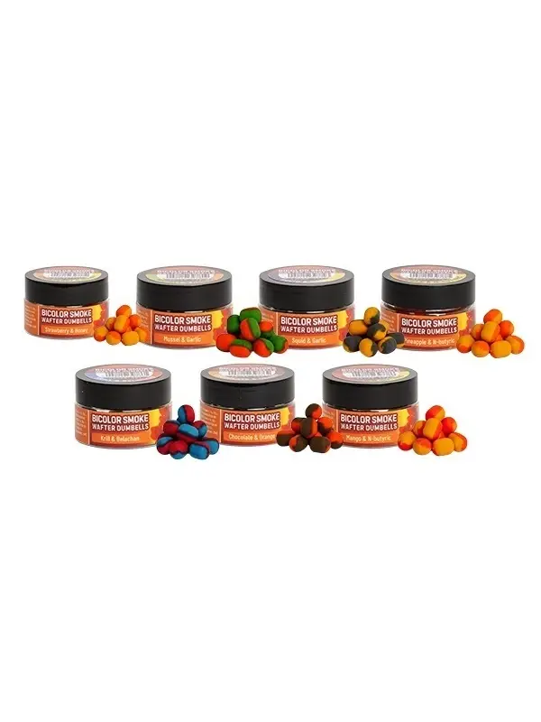 Benzar Mix Smoke Wafters Dumbells Bicolor 10 mm/30 ml. Ofertă exclusivă