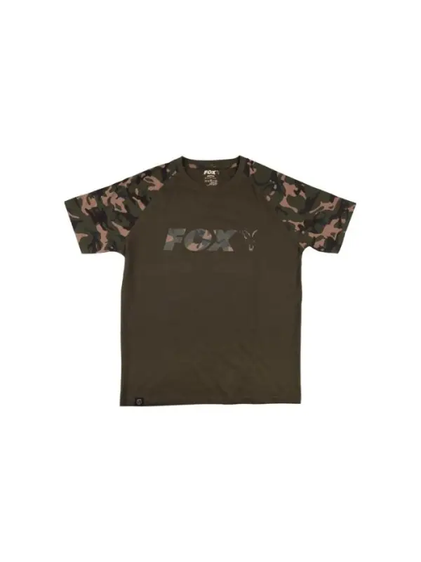 Ofertă specială Fox, Tricou Raglan, Camo & Khaki