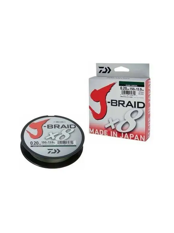 Daiwa, Fir J-Braid X8, Verde Reducere de preț