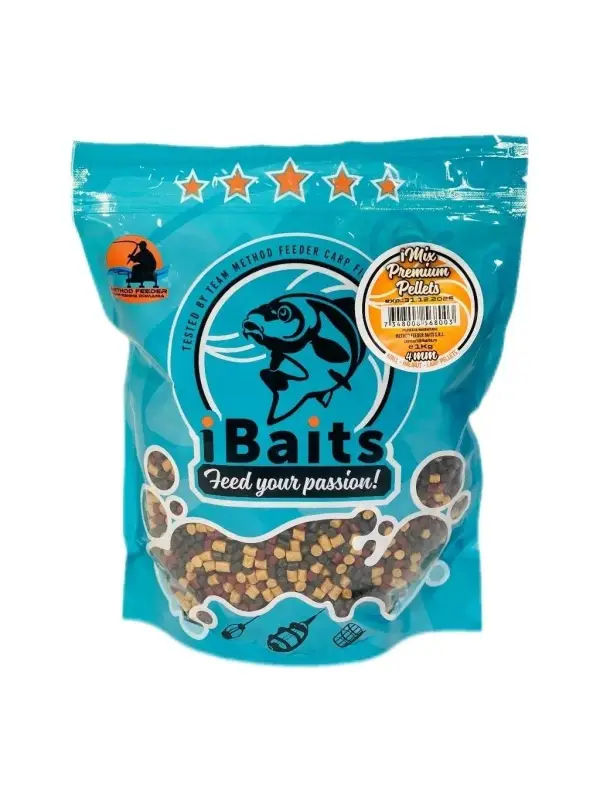 Nu rata IBaits, Pellets, Premium, 1kg