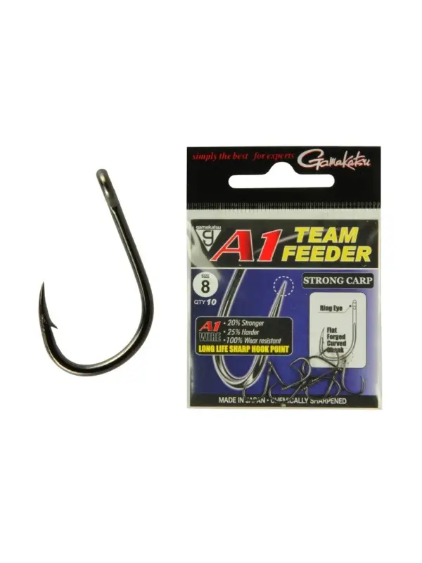 Vezi acum Gamakatsu, Carlige A1, Team Feeder Strong, 10buc