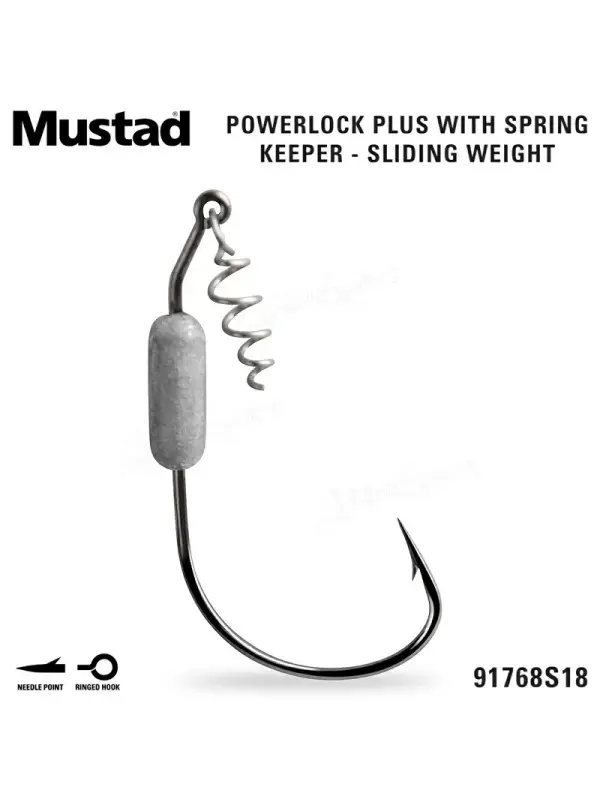 Mustad, Cârlig Offset cu Lest Ajustabil și Arc M.91768S18 Ofertă exclusivă
