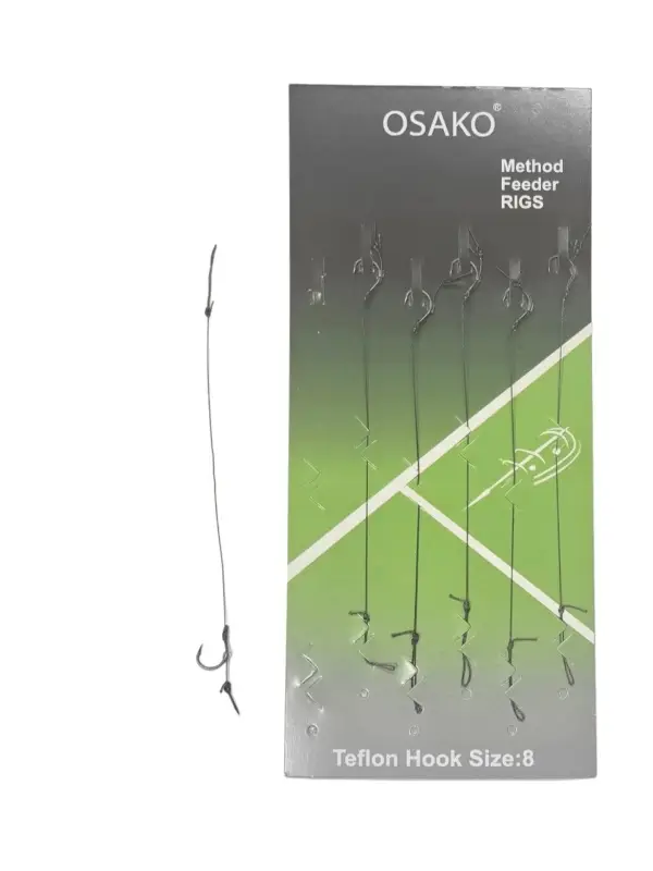 Osako Set 6 buc. Carlige Feeder QM 0.16 mm. Cu Spin Disponibil imediat
