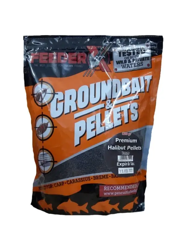 Feeder X Pelete 2 mm. 800 gr., Premium Halibut Promoție