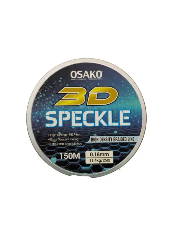 Expediere rapidă Osako, Fir Textil X4, 3D Speckle, 150 mt.