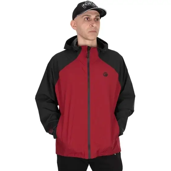 Fox Rage, Jacheta Stash, Waterproof, Storm Grey & Chilli Red Chilipir