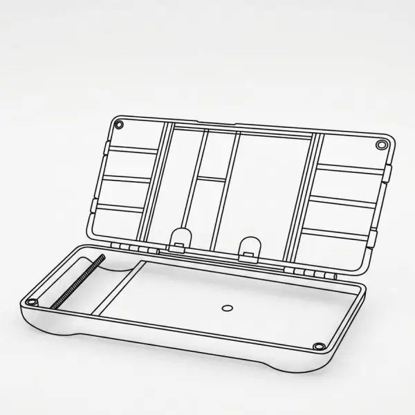 Bestseller Osako, Penar Accesorii 13 compartimente cu inchidere magnetica
