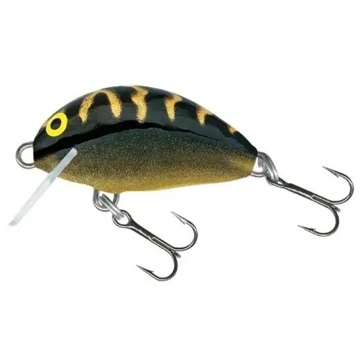 Calitate înaltă Salmo, Vobler Tiny, Black Tiger (BT), Sinking, 3cm, 2,5gr.