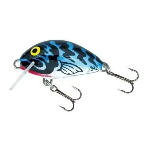 Salmo, Vobler Tiny, Silver Blue Tiger (SBT), Floating/Sinking, 3cm Plată sigură